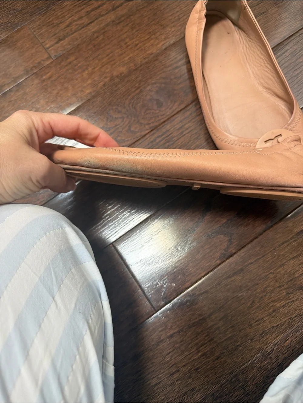 Tory Burch leather ballet